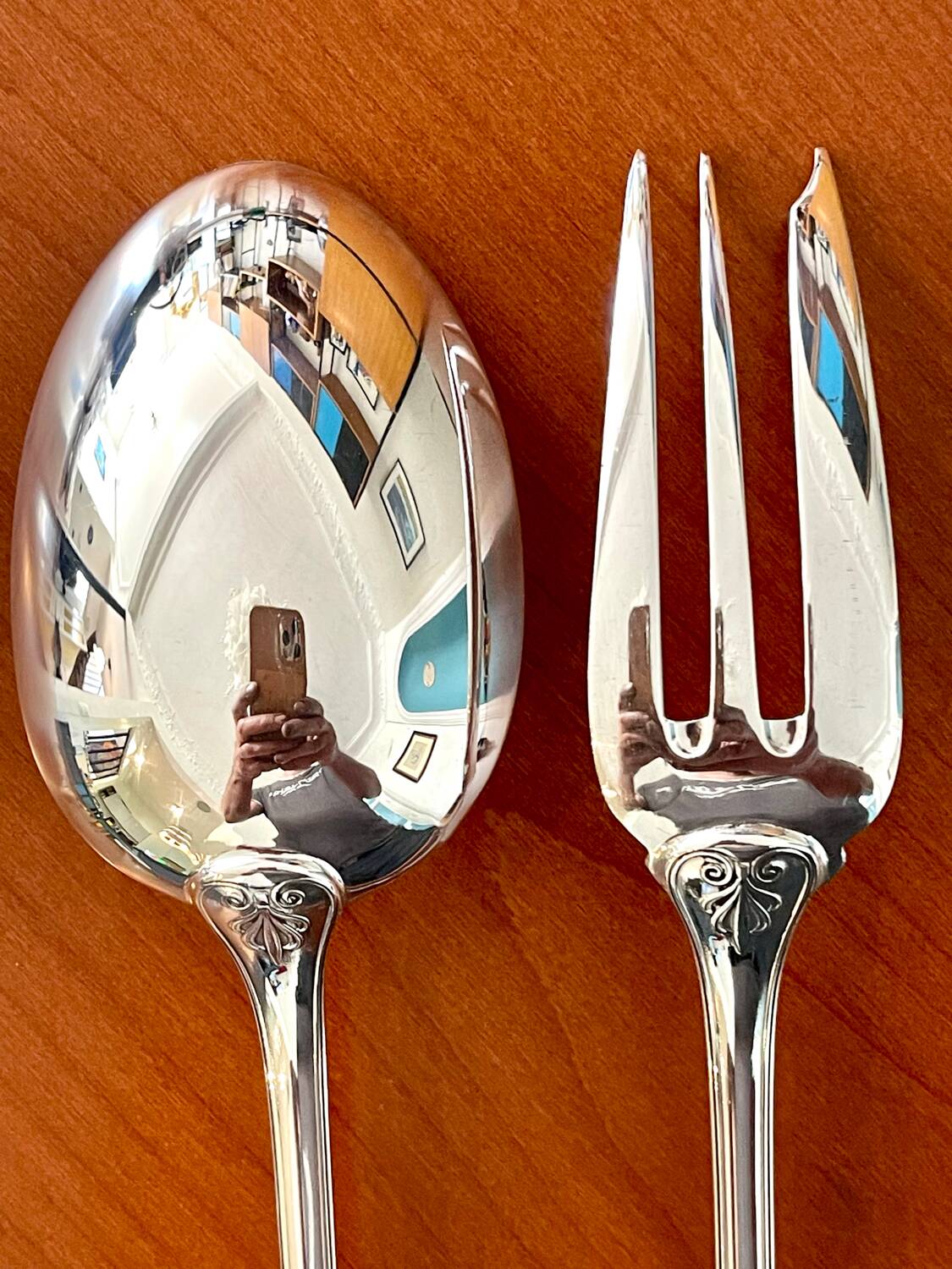 Christofle Malmaison service cutlery 25 cm silver metal new condition