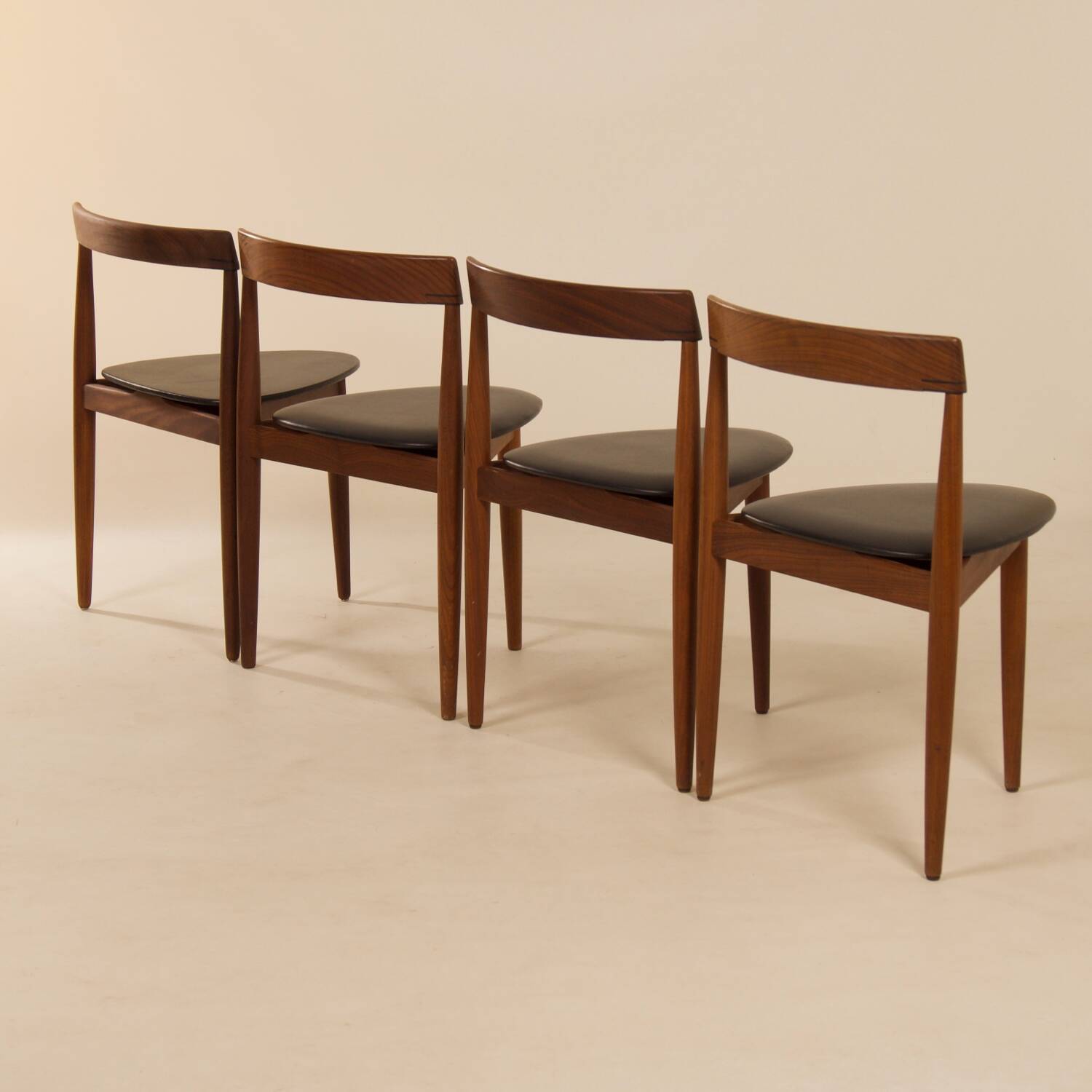 Roundette Dining Chairs by Hans Olsen for Frem Røjle, 1960s – Set of 4