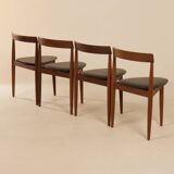 Roundette Dining Chairs by Hans Olsen for Frem Røjle, 1960s – Set of 4