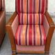 2 Art Deco inspired armchairs Cavel France 2000s