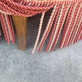Série de 4 Fauteuils crapauds en velours ancien 1930s