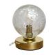 Vintage globe-laying lamp in cracked glass effect