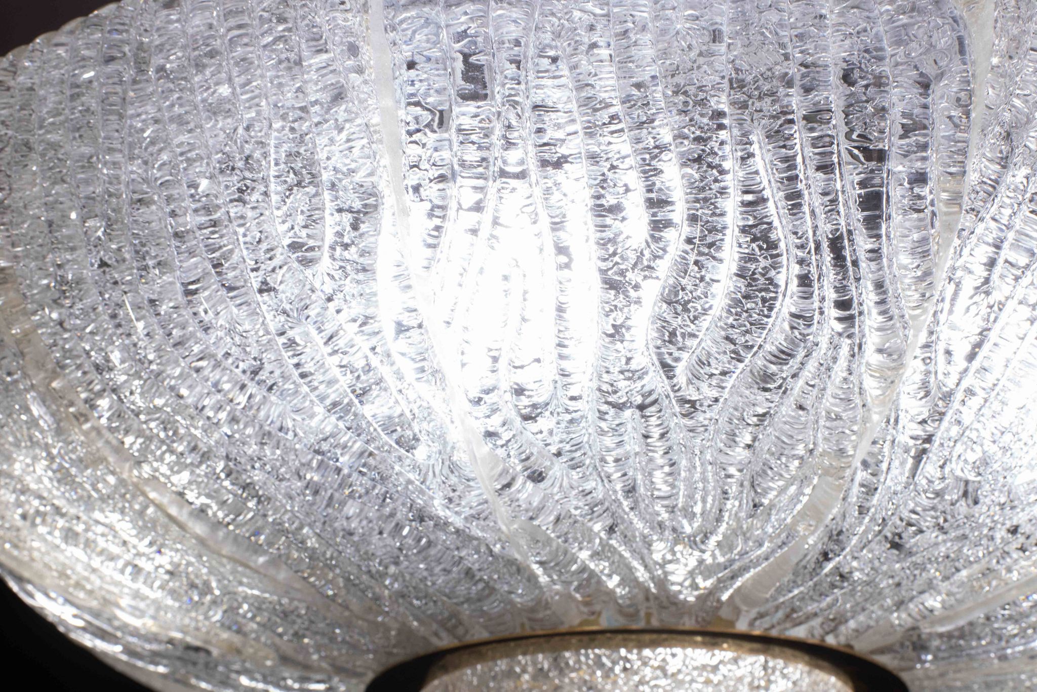 Luxurious Murano glass ceiling lamp model Royal by Barovier e Toso, 1970s