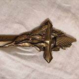 Former early XXeme bronze paper cut by E. Herzig