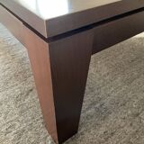 Italy coffee table in wood and glass