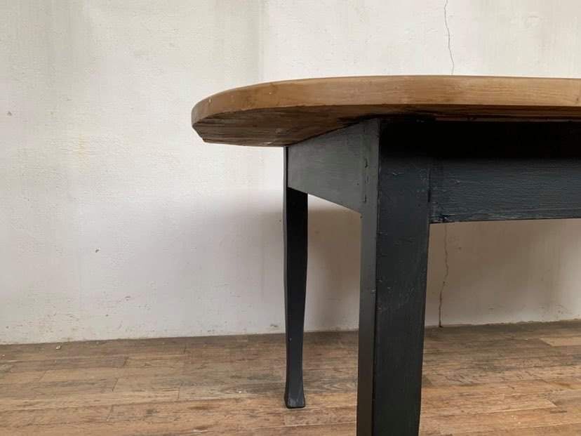 Solid wooden farm table length 204 cm