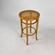 Cane and bentwood austria barstool, 1940s