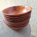 Service vintage en bois