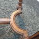 Old piano bench cannée style Louis XVl
