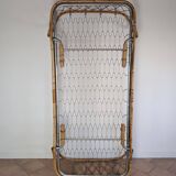 Woven rattan basket