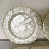 Mother-of-pearl and brass plates