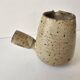Ceramic stoneware milk jug with spout and signed Corsican pictogram