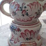 earthenware coffee maker and coffee heater signed