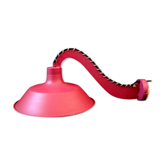 Applique rose design 70cm lampe bras design tole