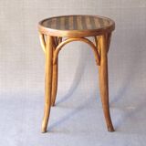Stool bistrot wood curved by Baumann 1930