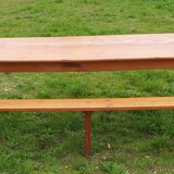 Farm table and bench