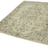 Handwoven Anatolian Beige Rug 194 cm x 288 cm