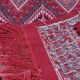 Handmade red Berber kilim rug in pure wool 170x124cm