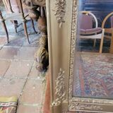 Golden mirror xixth period restoration 132×110cms