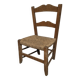 Chaise de campagne paillée enfant