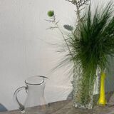 Clear Murano glass pitcher, 1960