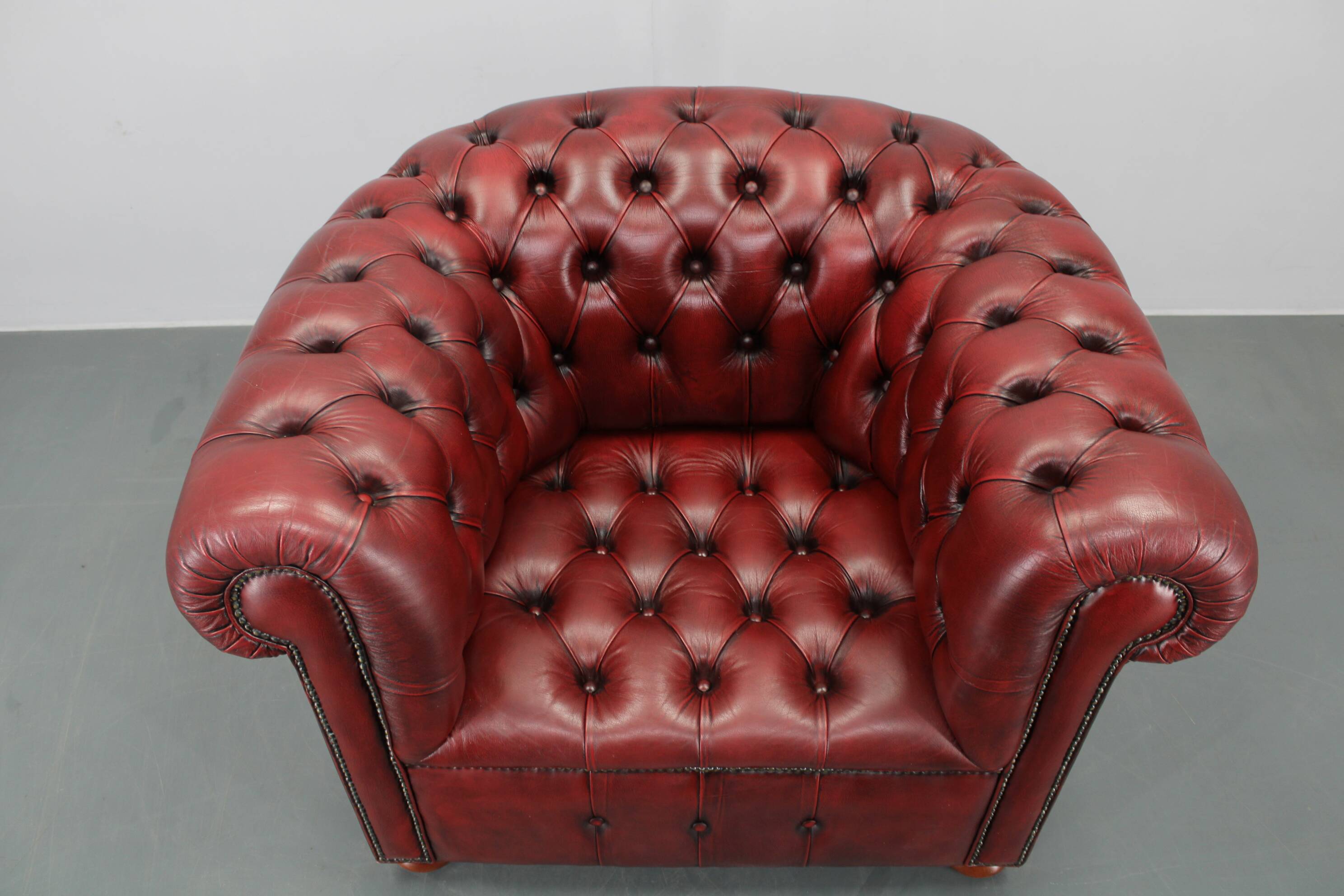 Fauteuil en cuir vintage, Tchécoslovaquie