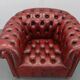 Fauteuil en cuir vintage, Tchécoslovaquie