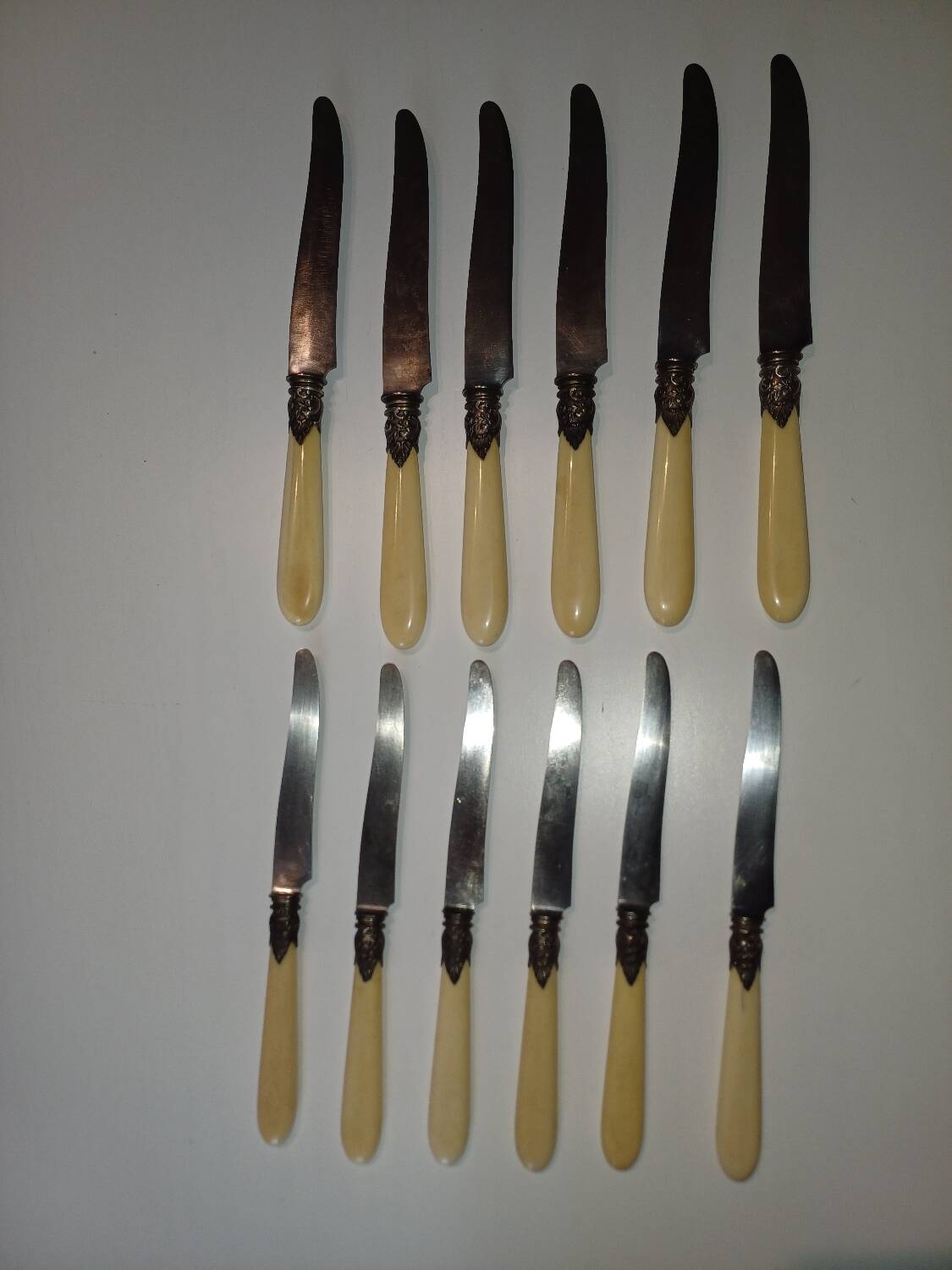 12 antique knives