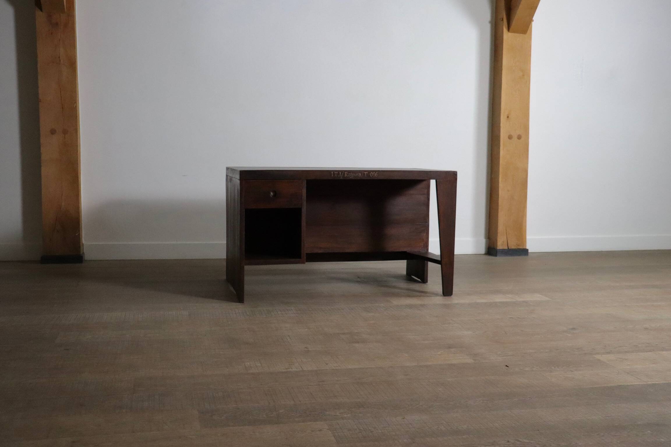 Pierre Jeanneret Pigeonhole Desk PJ-BU-02-A, India 1950s