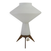 Lampe en verre opalescent 1950-60