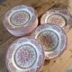 14 Antique English Dinner Plates