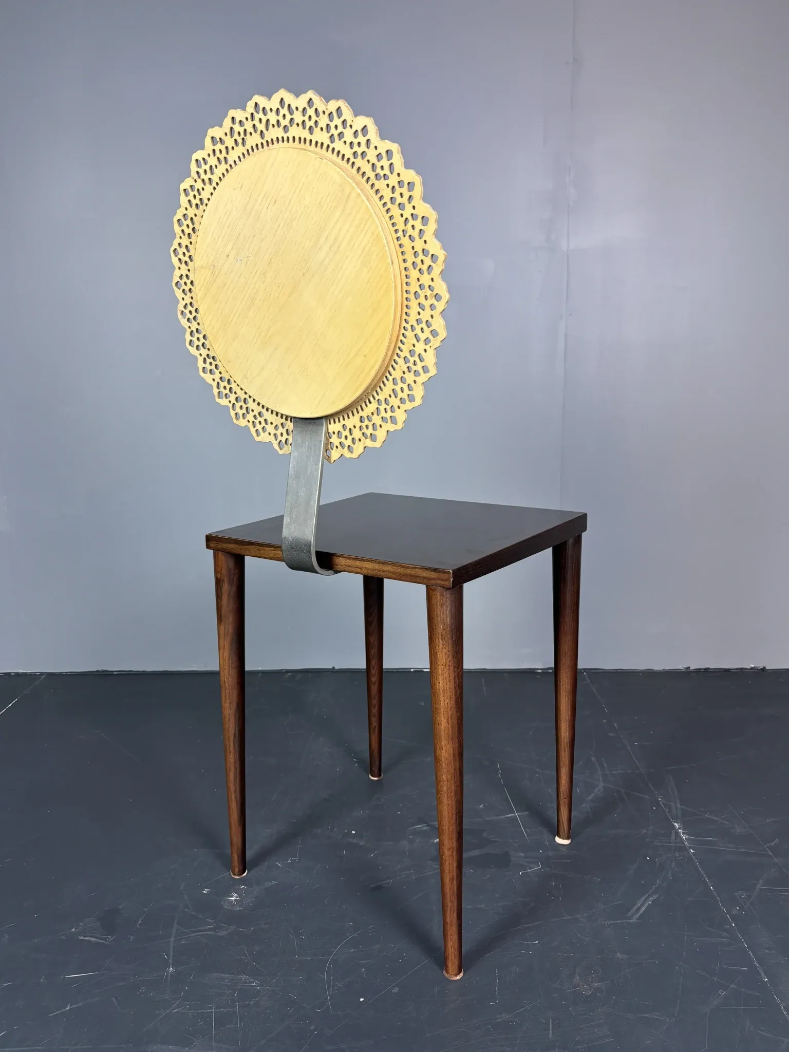 Sculptural Italian Tatlim side chair dining chair by Marco Mencacci 1990s