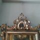 Miroir fin XIXe siècle en bois argenté