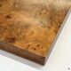 Table basse vintage de Smania en bois de ronce