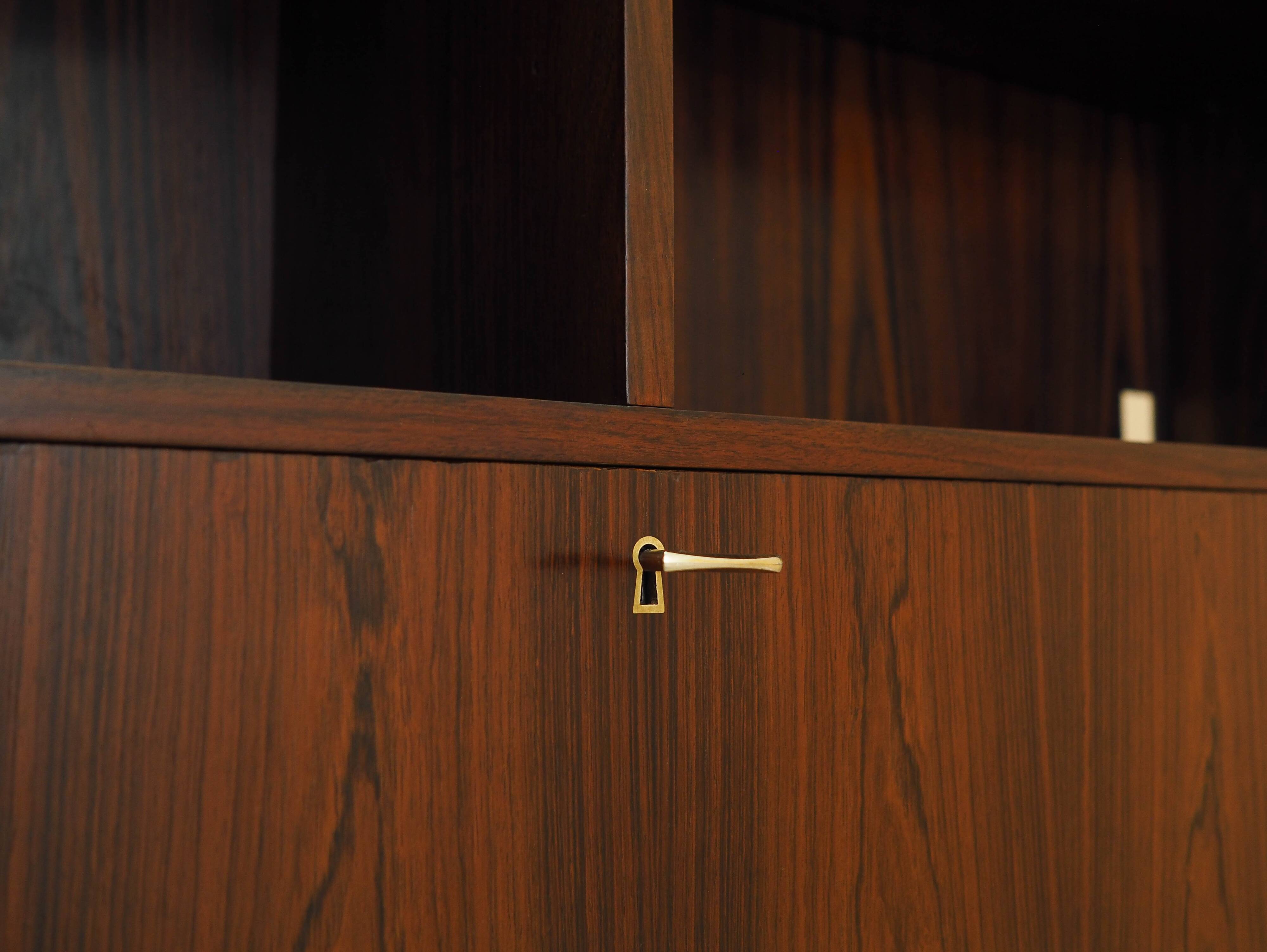 Rosewood bookcase, Danish design, 1970s, manufactured by Hundevad