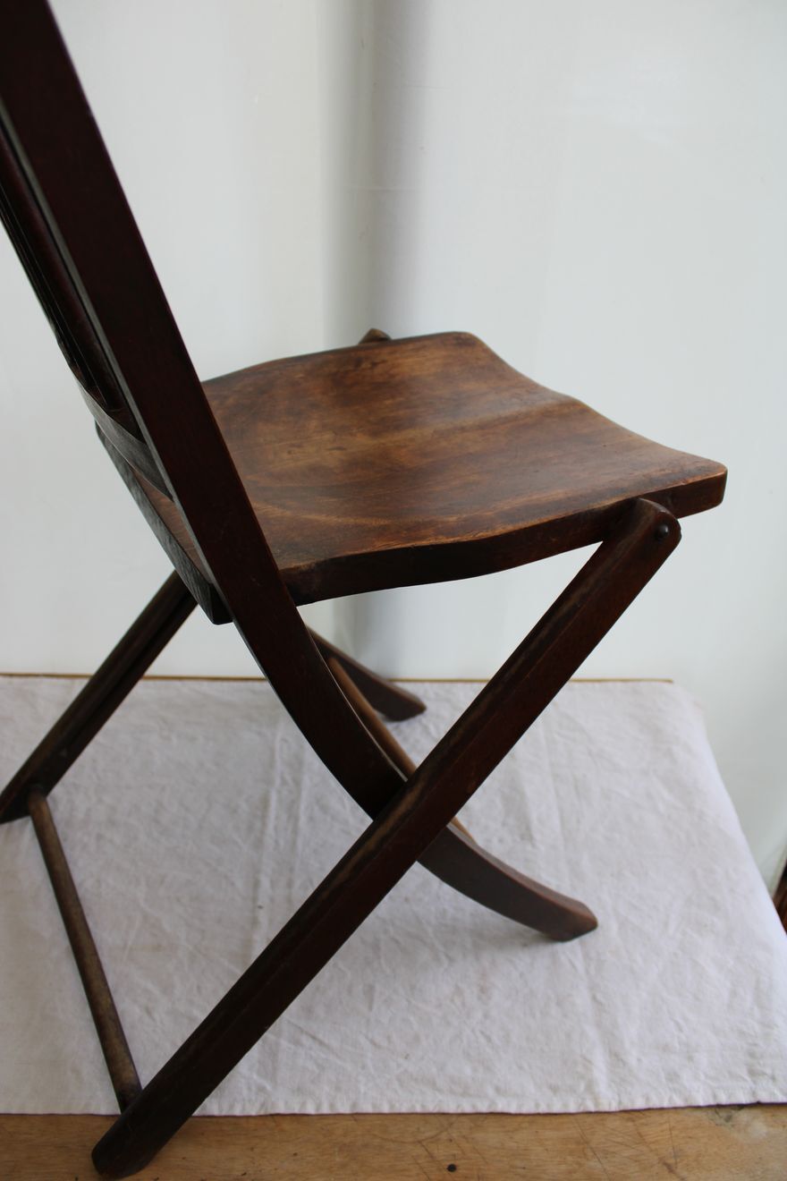 Pair of folding chairs