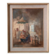 Interior painting oil on panel Guido Guidi 40s/50s