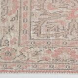 Soft Red & Beige Entryway Handmade Vintage Rug, 170x261 Cm