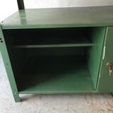 Metal and wood Workbench