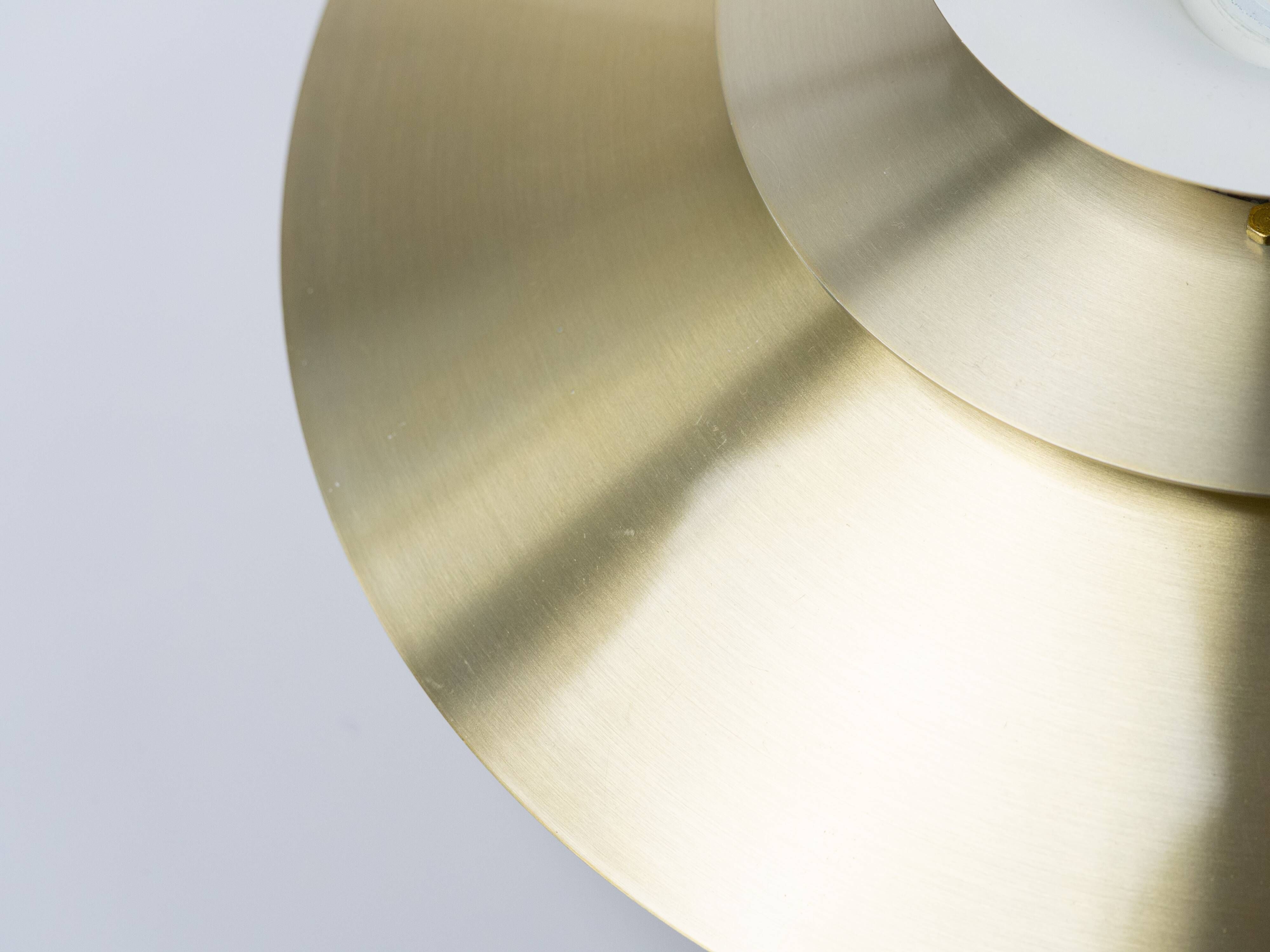 Danish vintage Verona pendant lamp by Kurt Wiborg, Jeka, 1980s