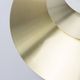 Danish vintage Verona pendant lamp by Kurt Wiborg, Jeka, 1980s