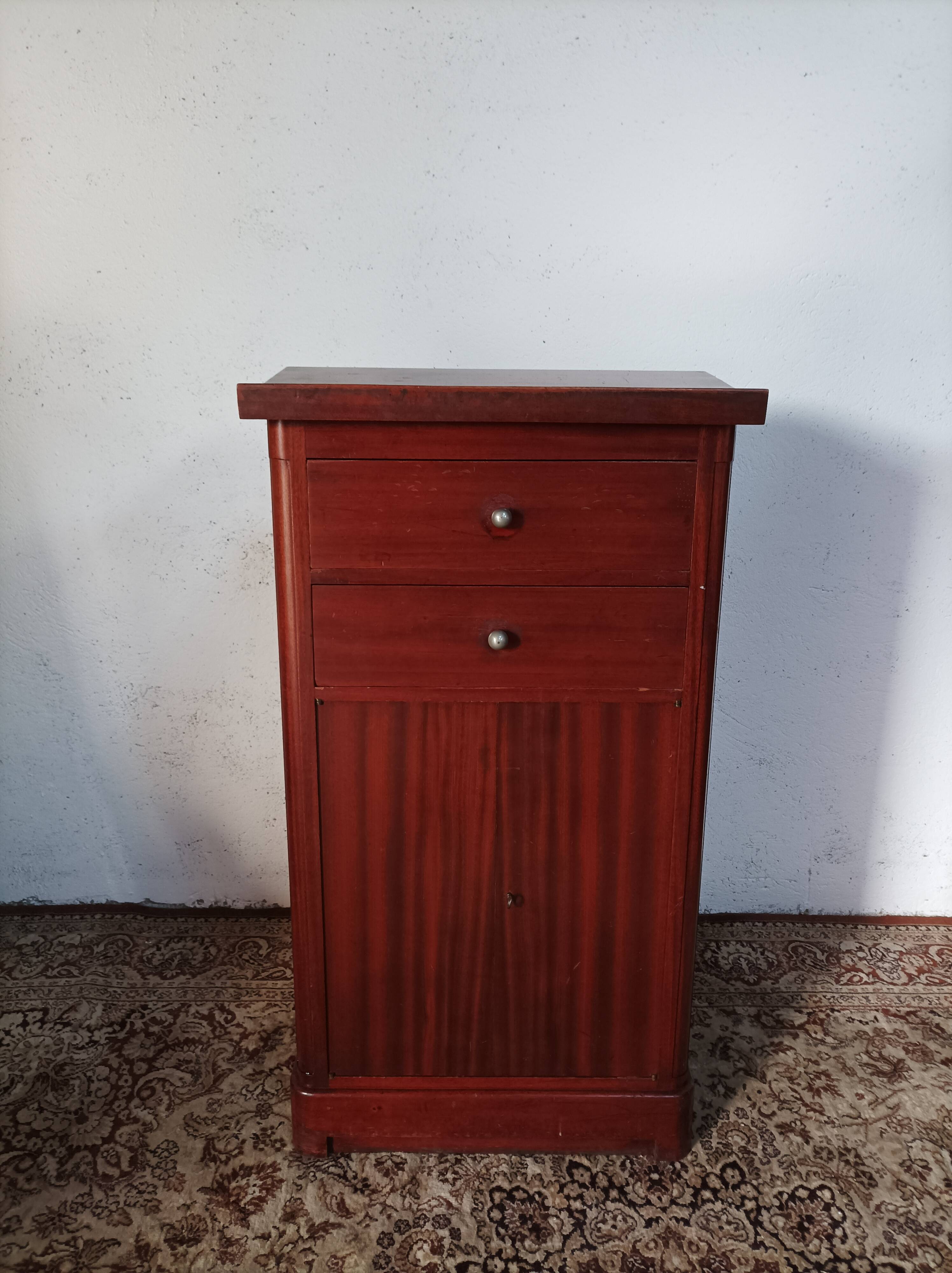 Mahogany entrance cabinet