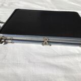Triplet resaleable triple barber mirror back black varnish 69x27
