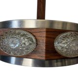 Vintage space age UFO chandelier / 1970s suspension