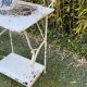 Antique metal dressing table console France shabby chic 1920