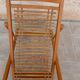Children's lounger wooden deckchair and vintage foldable bamboo