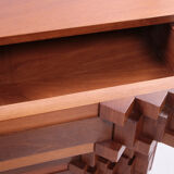 Set of 2 bedside tables Luciano Frigerio, 1970