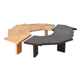 Table basse RAW – DUO, chêne massif