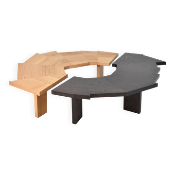 Table basse RAW – DUO, chêne massif