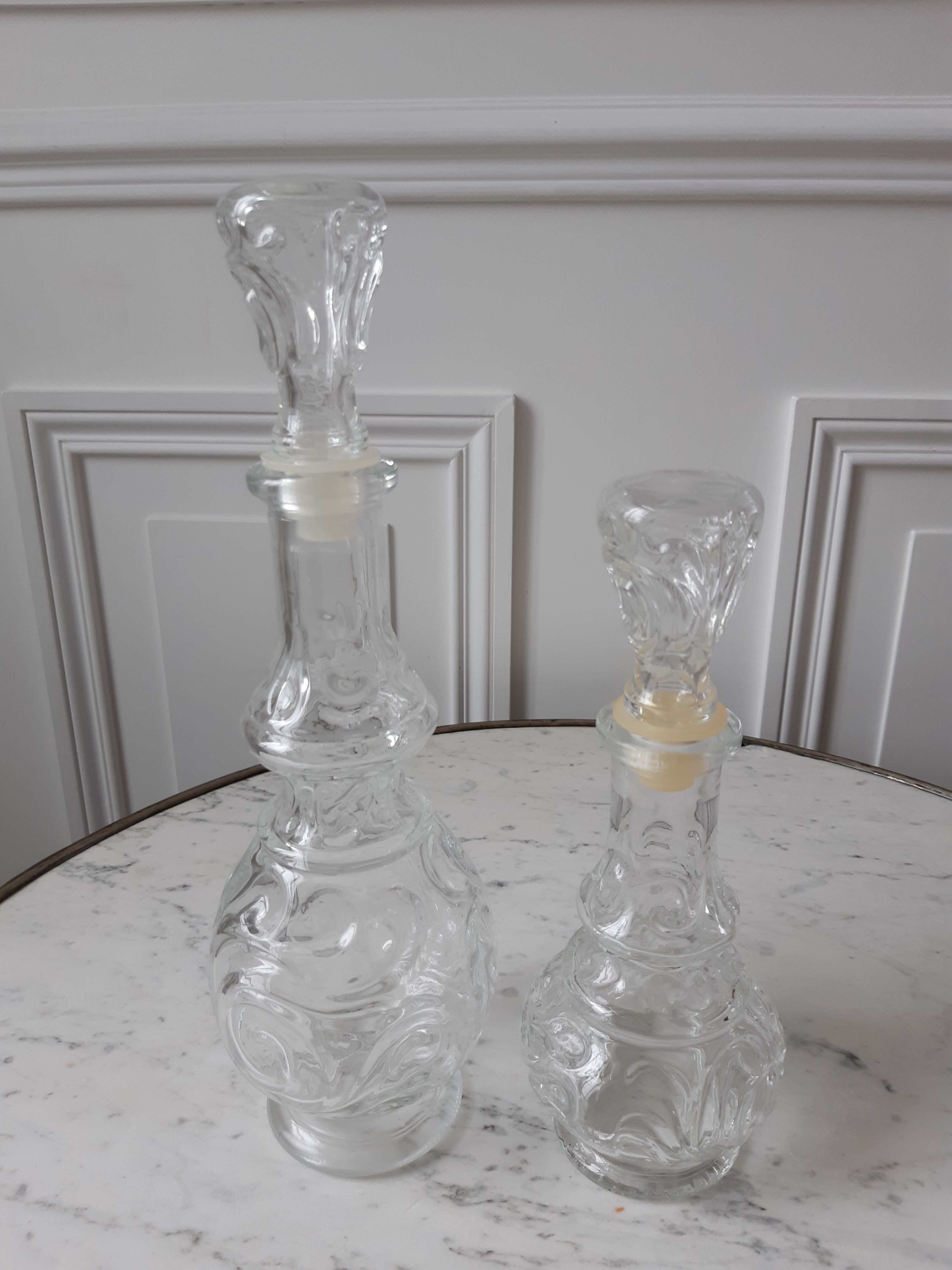 Duo of 70s decanters
